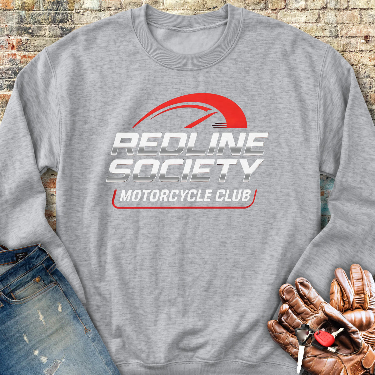 Redline Society Sweatshirt - Sport Grey