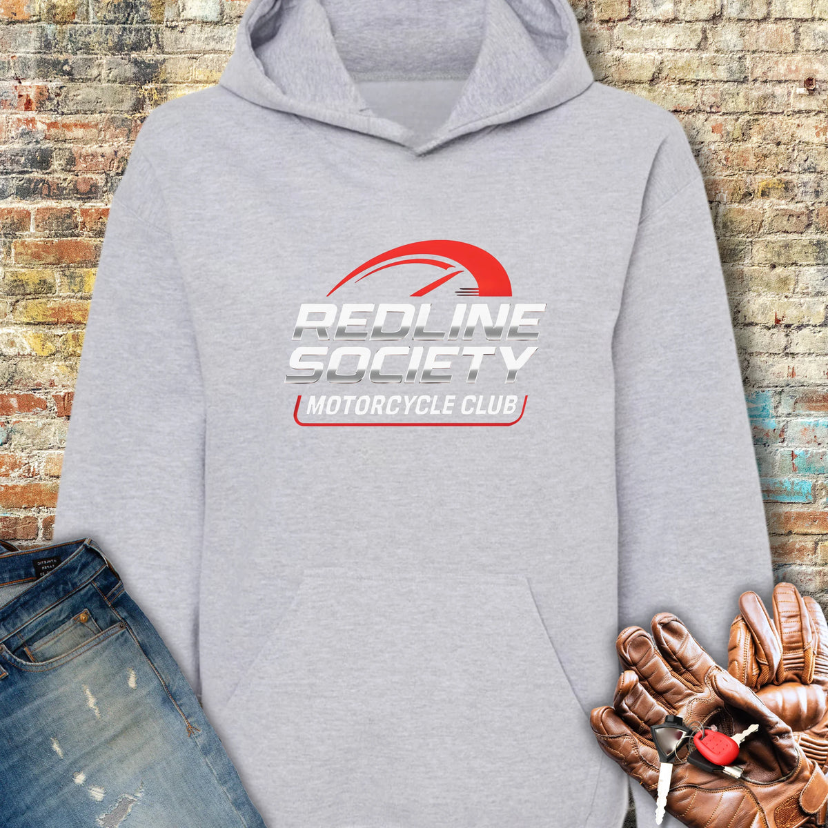 Redline Society Hoodie - Sport Grey