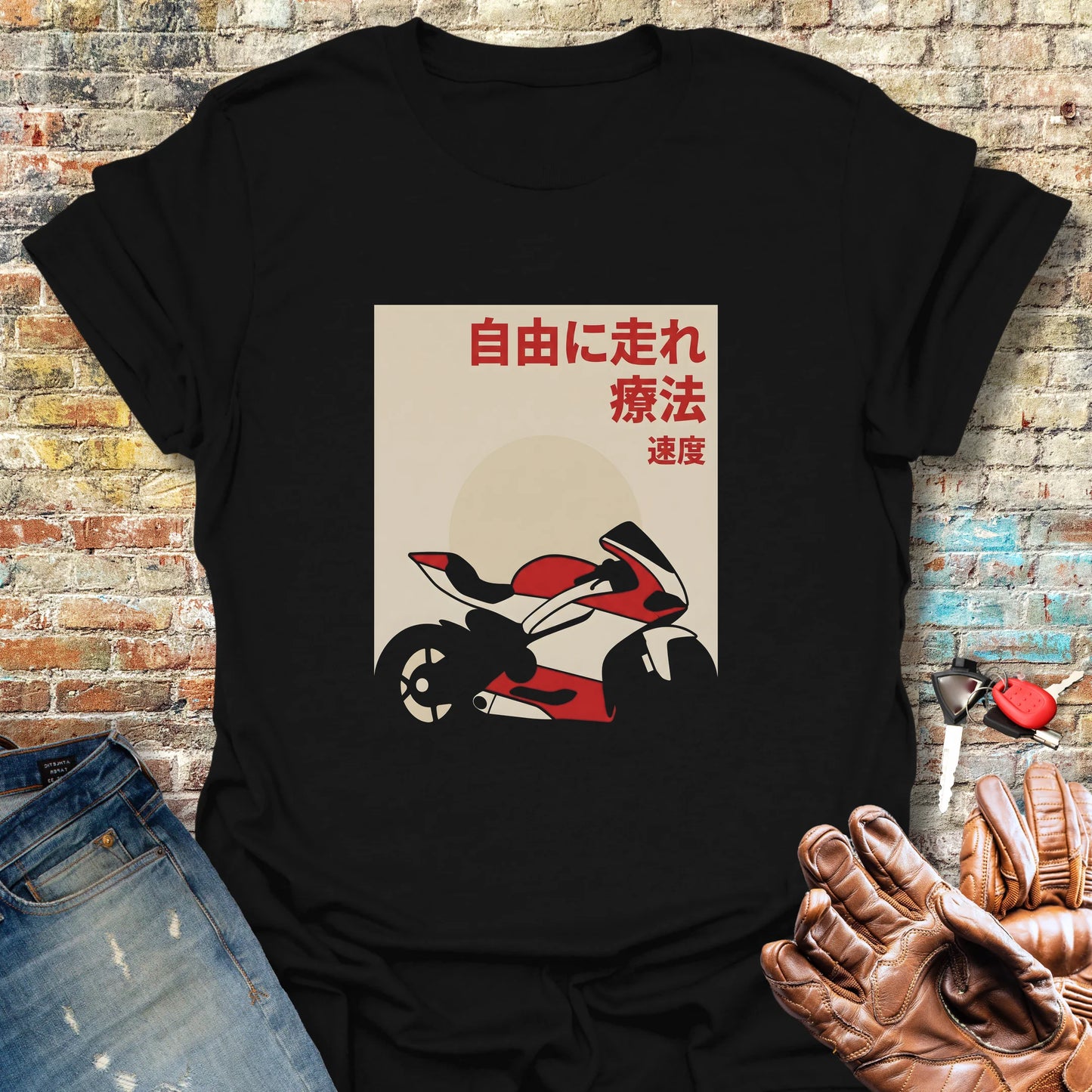 Redline Zen T-Shirt - Black
