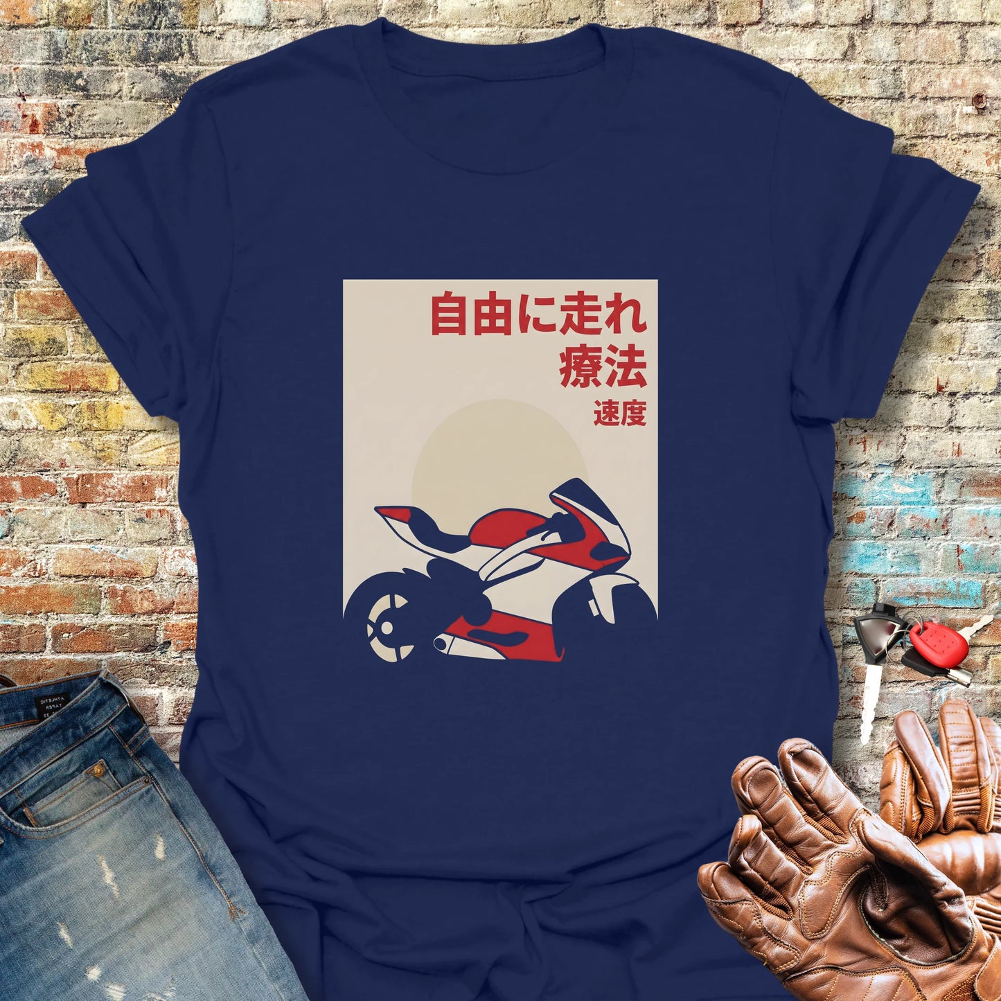 Redline Zen T-Shirt - Navy