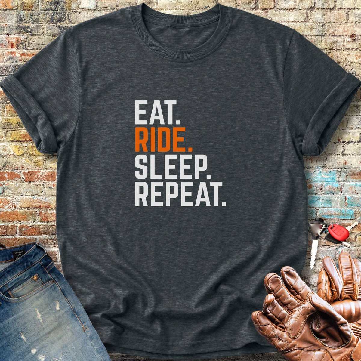 Repeat Classic T-Shirt - Dark Heather