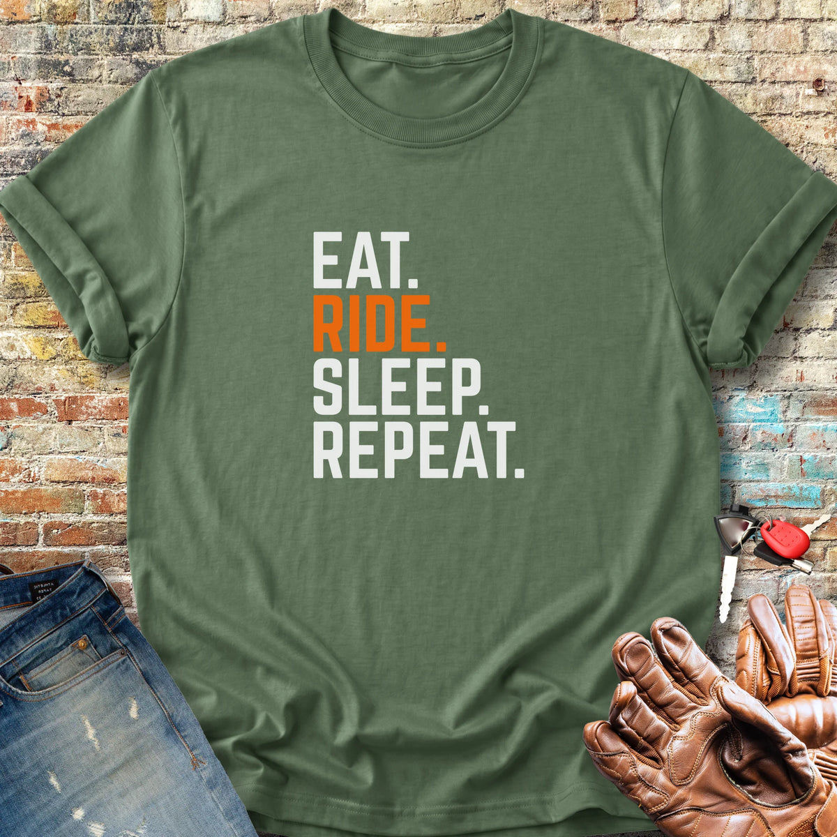 Repeat Classic T-Shirt - Military Green