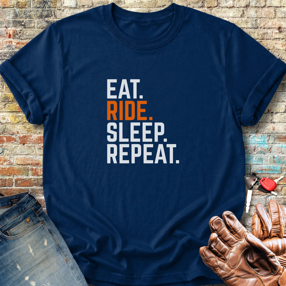 Repeat Classic T-Shirt - Navy