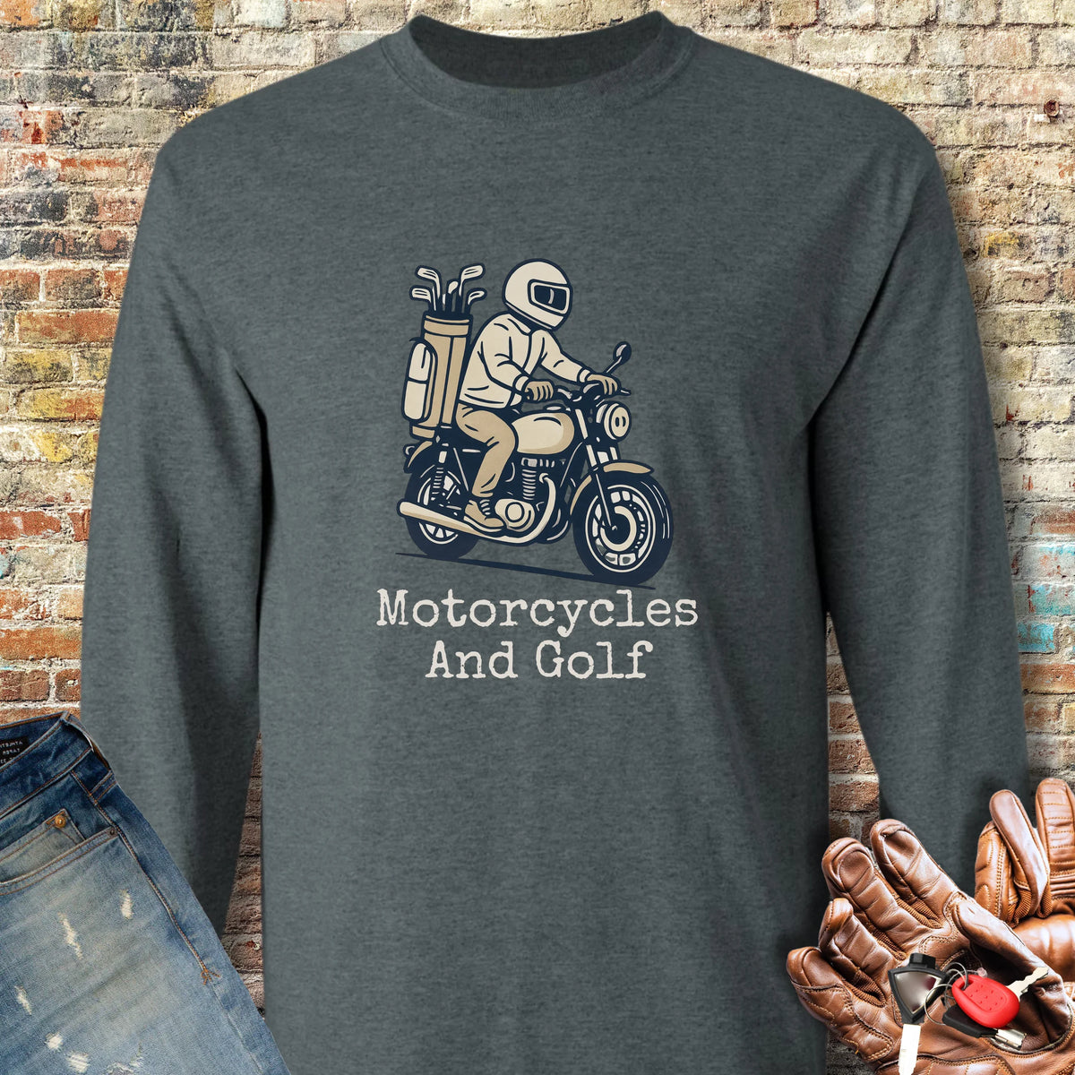 Require Long Sleeve T-Shirt - Dark Heather