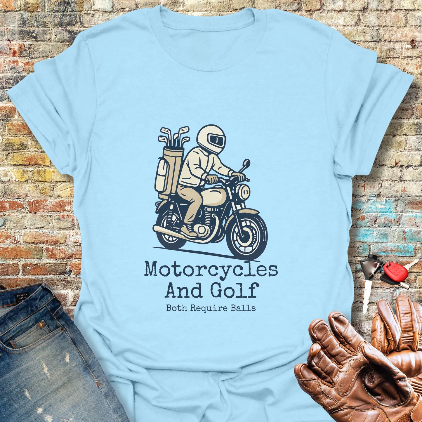 Require T-Shirt - Light Blue