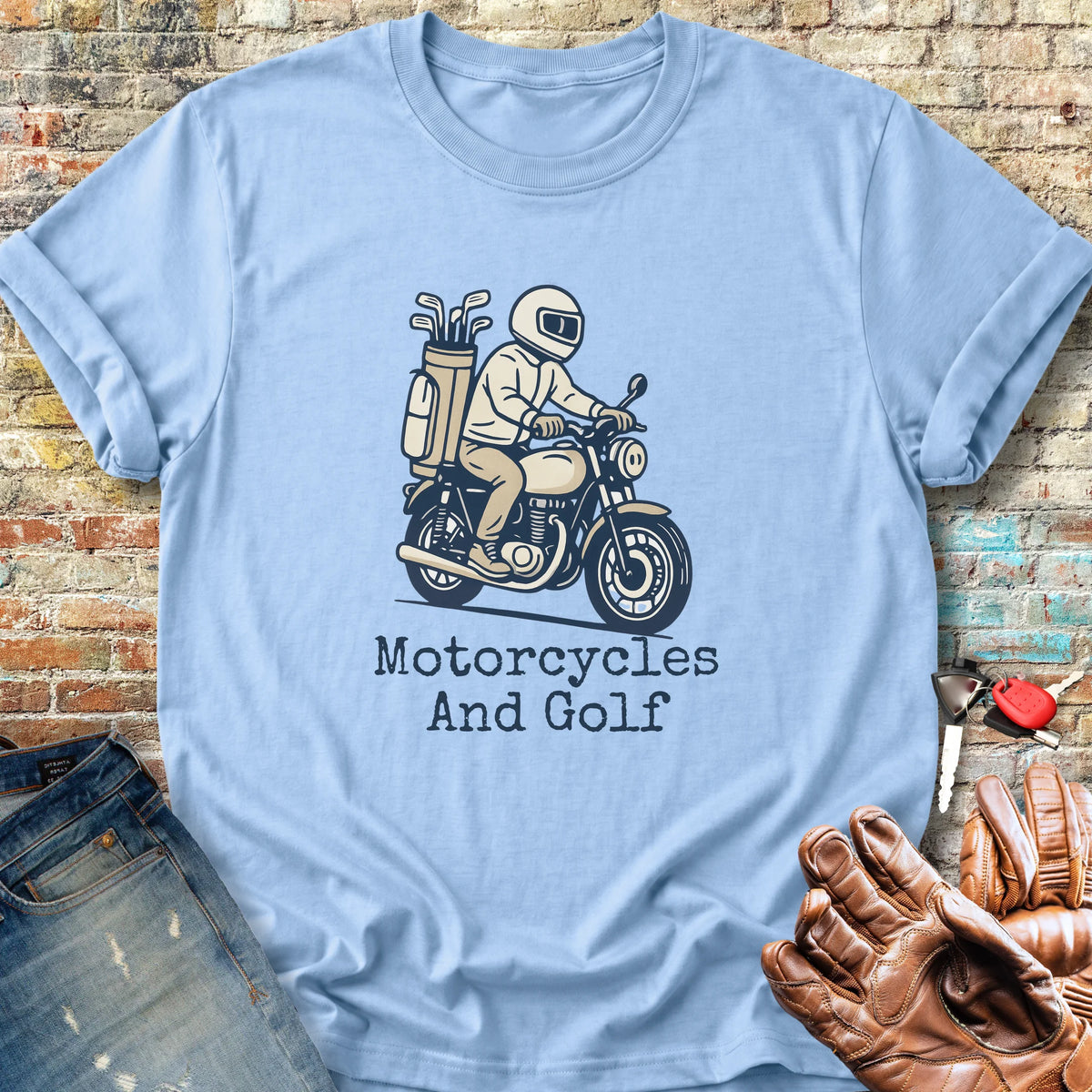 Require Classic T-Shirt - Light Blue