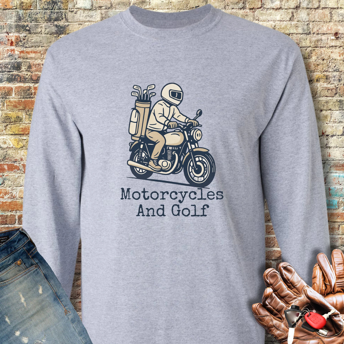 Require Long Sleeve T-Shirt - Sport Grey