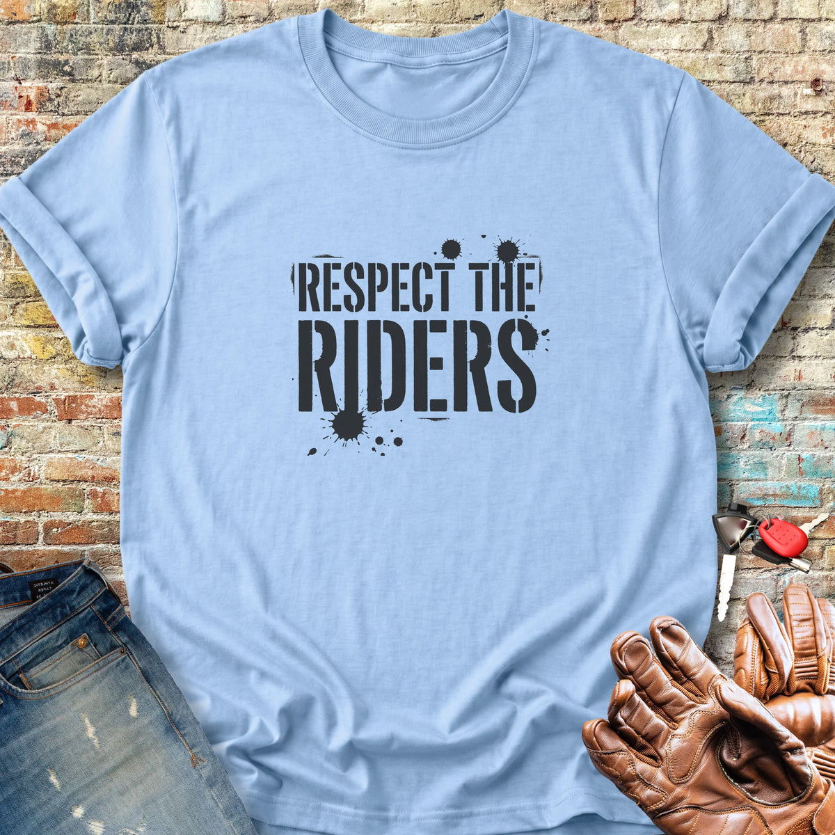 Respect Classic T-Shirt - Light Blue