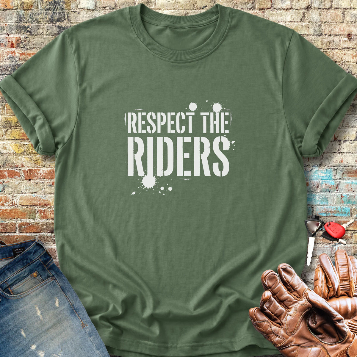 Respect Classic T-Shirt - Military Green