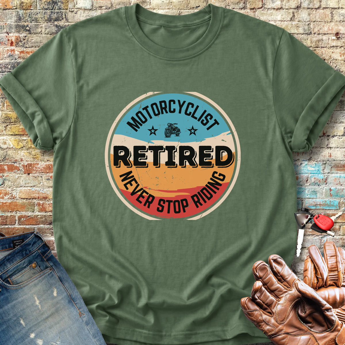 Retired Classic T-Shirt - Military Green