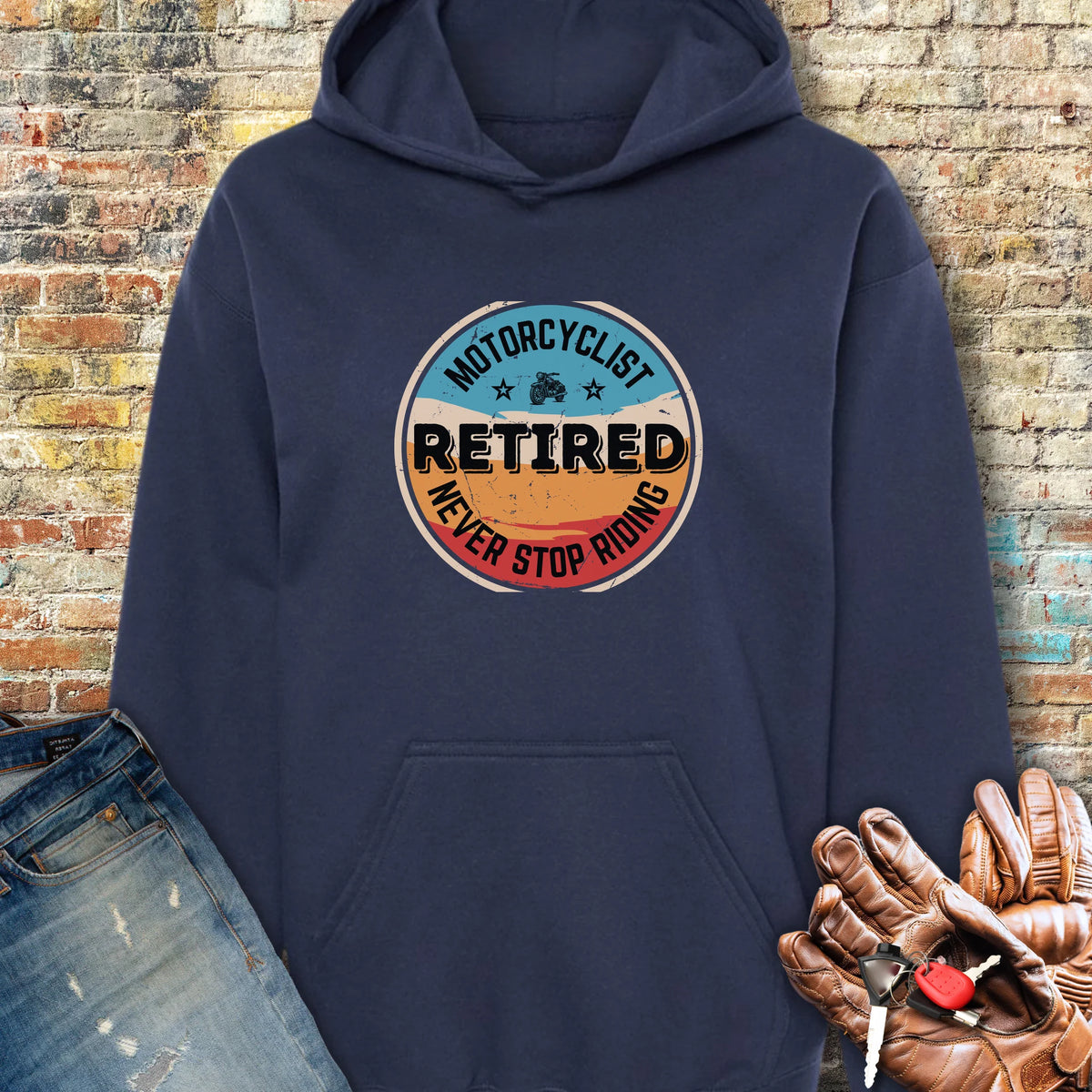 Retired Hoodie - Navy