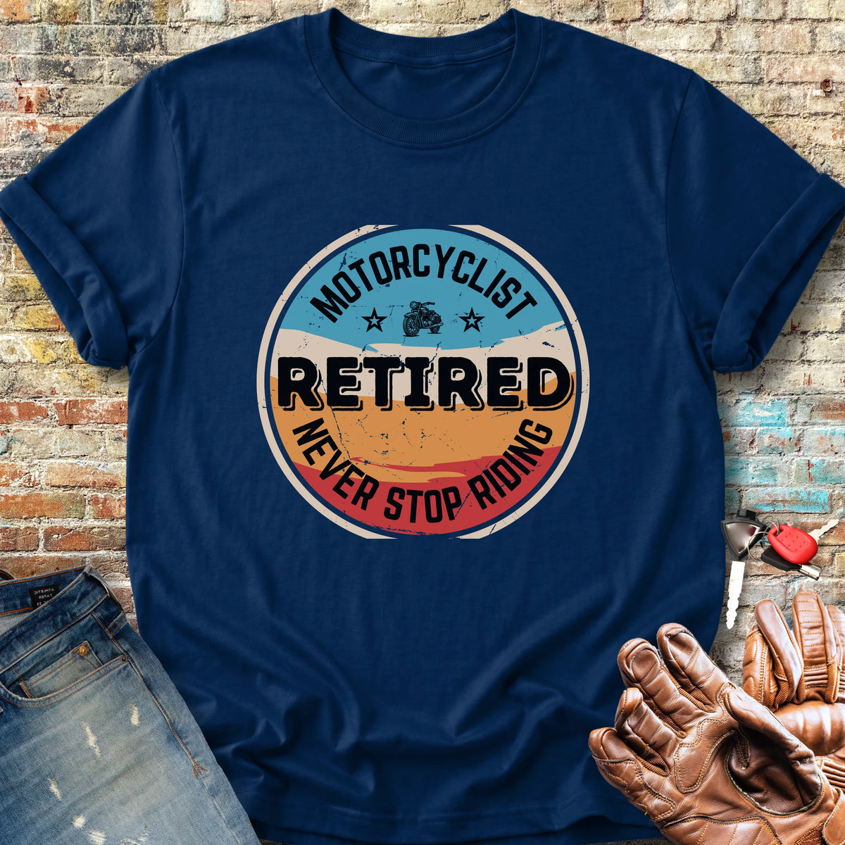 Retired Classic T-Shirt - Navy