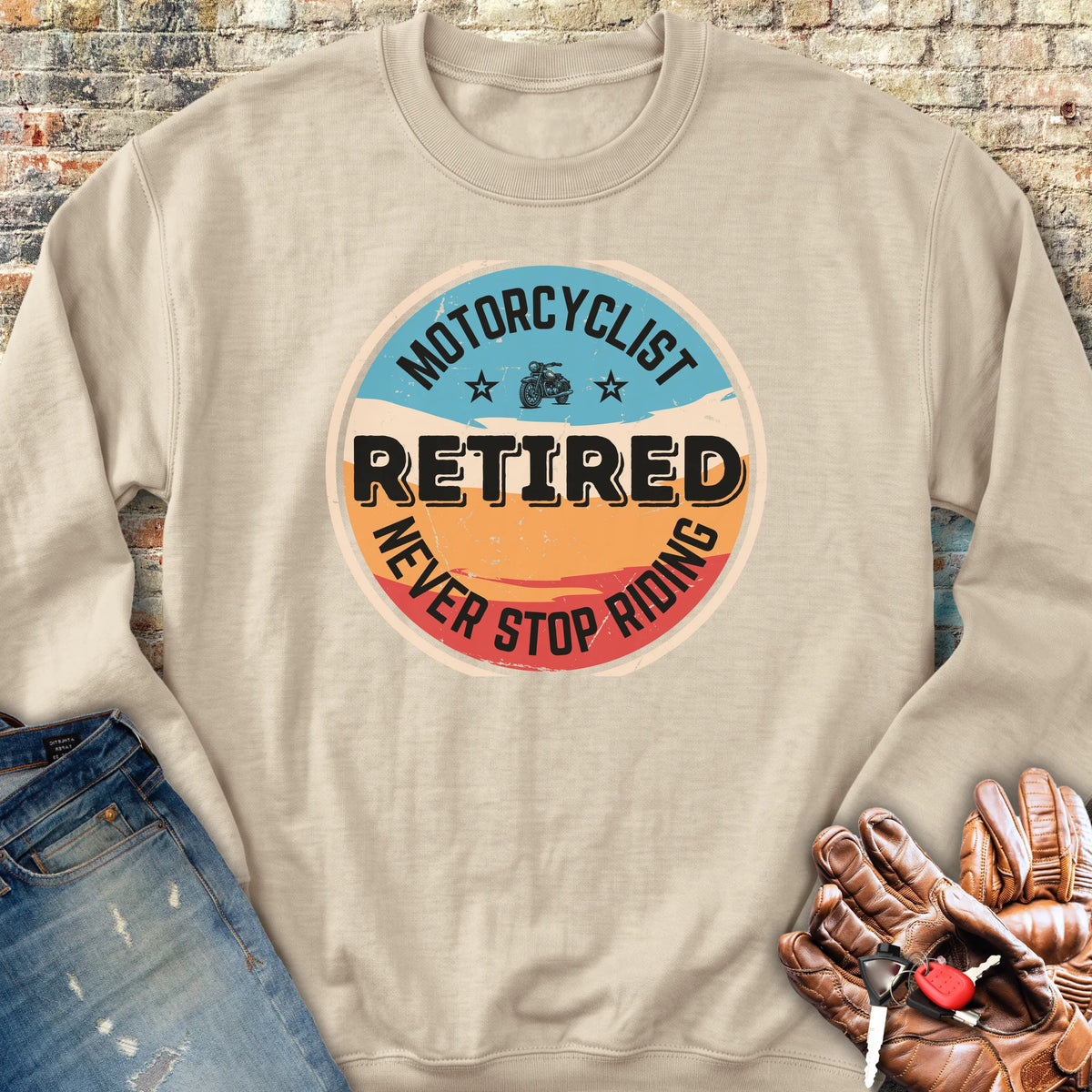 Retired Sweatshirt - Sand