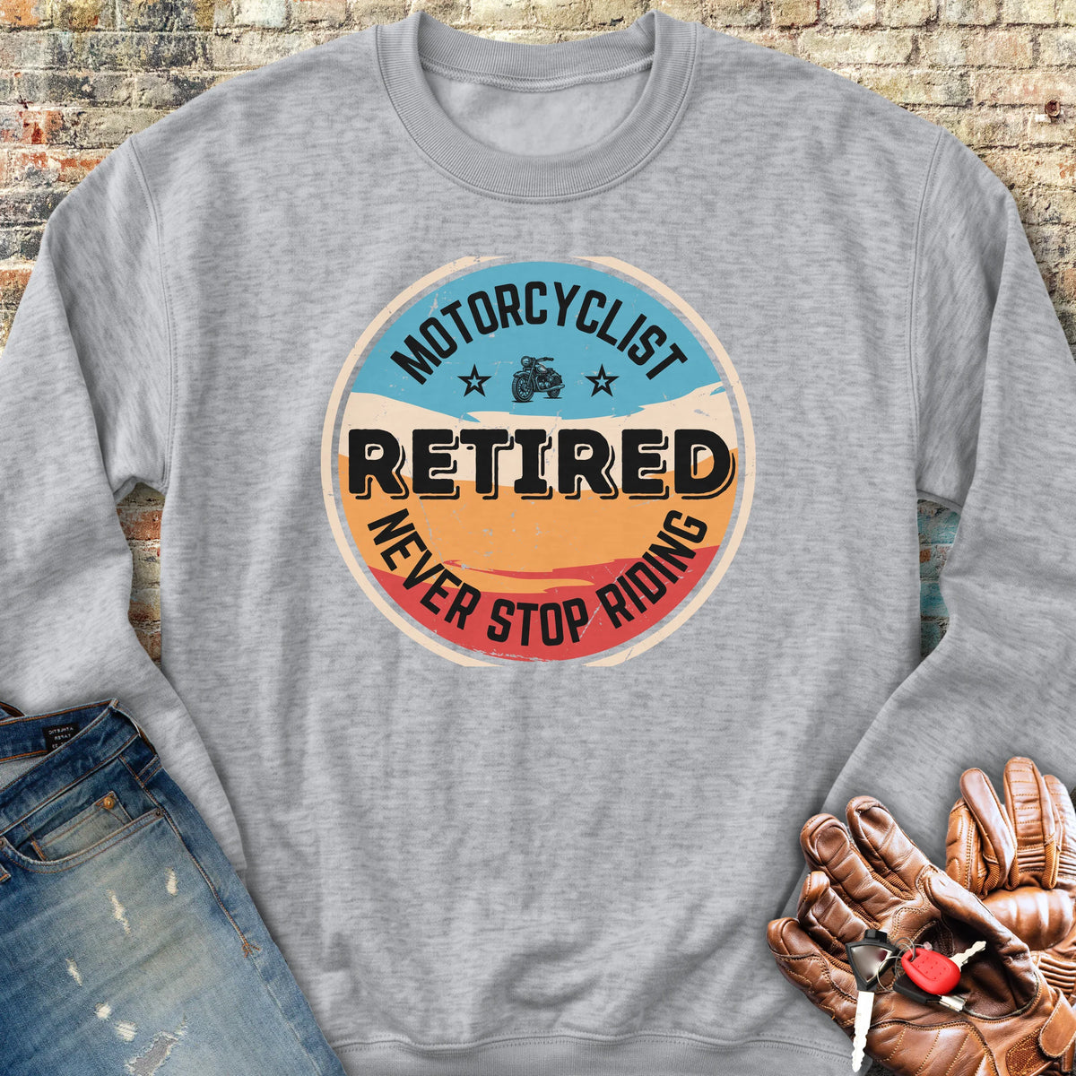 Retired Sweatshirt - Sport Grey