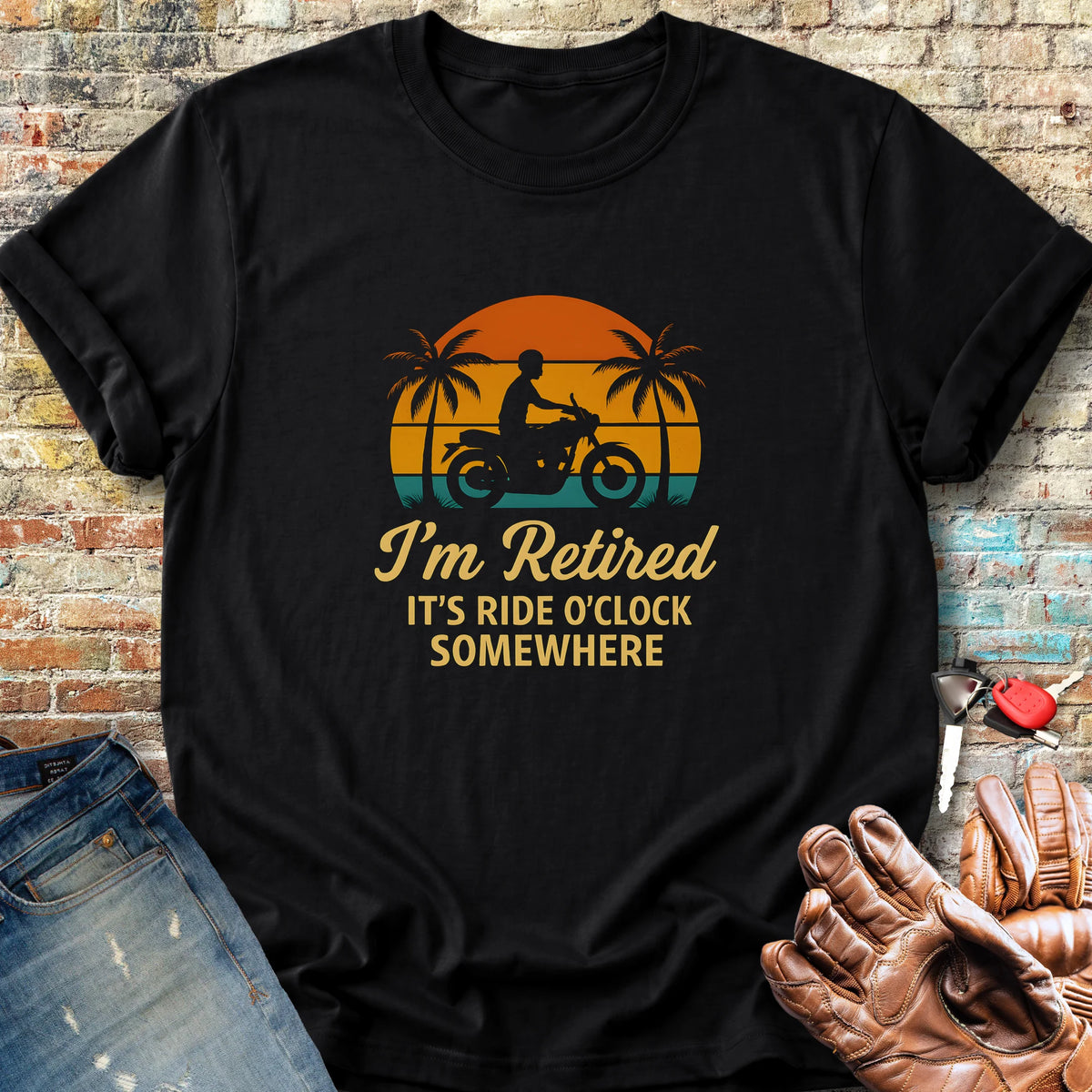 Retired o'Clock Classic T-Shirt - Black