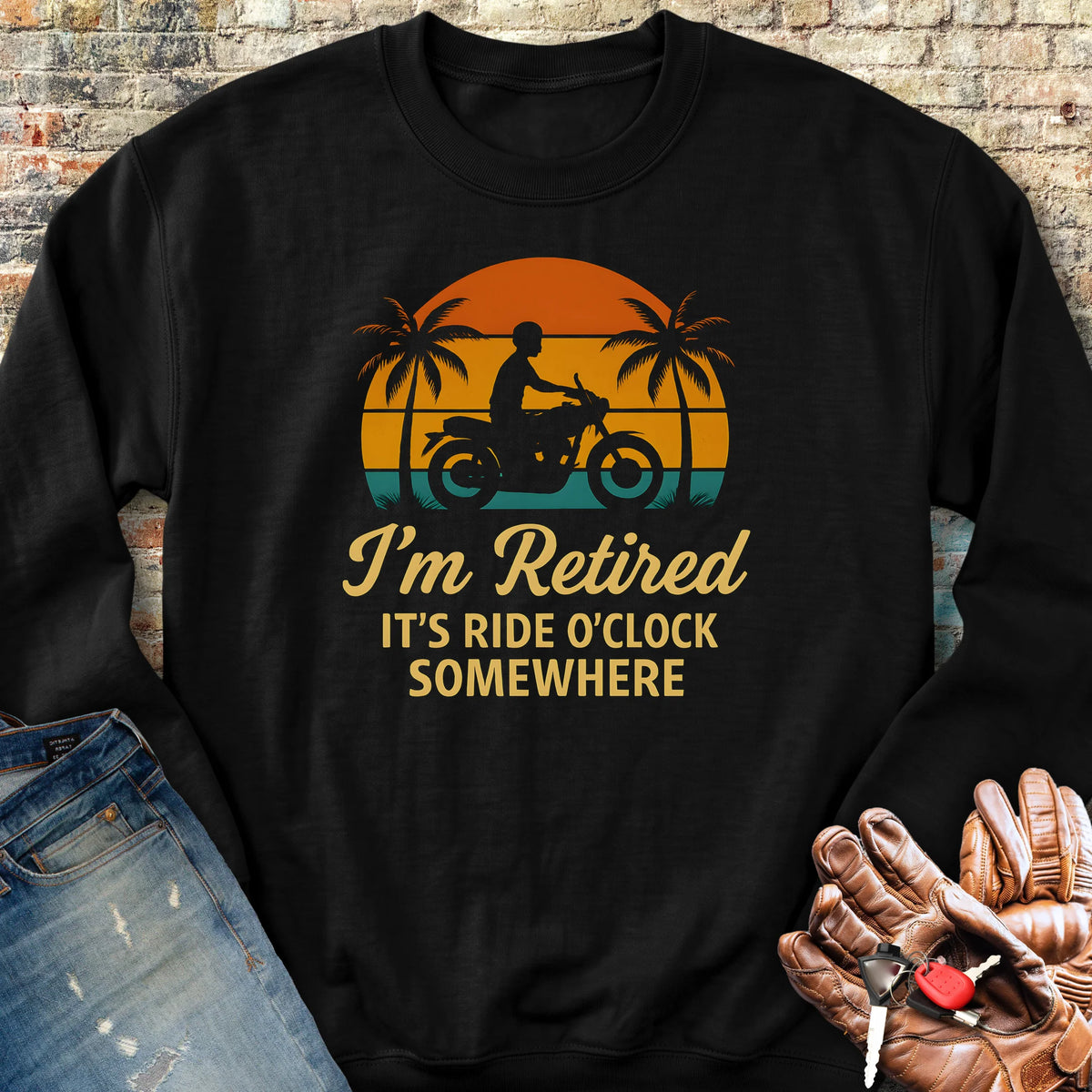 Retired o'Clock Sweatshirt - Black