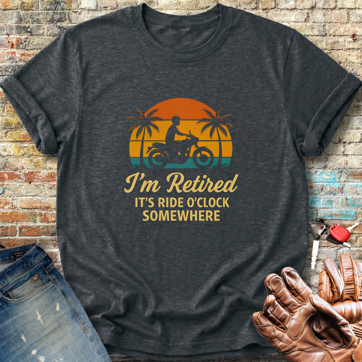 Retired o'Clock Classic T-Shirt - Dark Heather