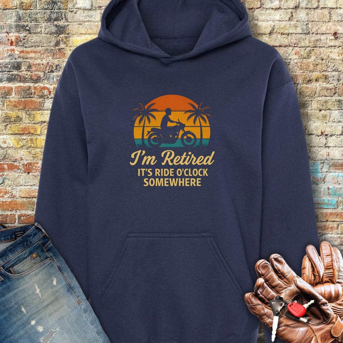 Retired o'Clock Hoodie - Navy