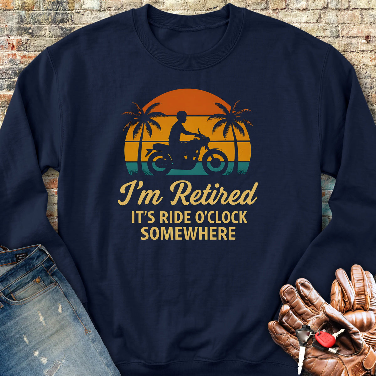 Retired o'Clock Sweatshirt - Navy