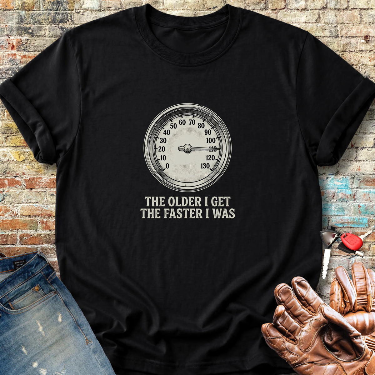 Rev Counter Classic T-Shirt - Black