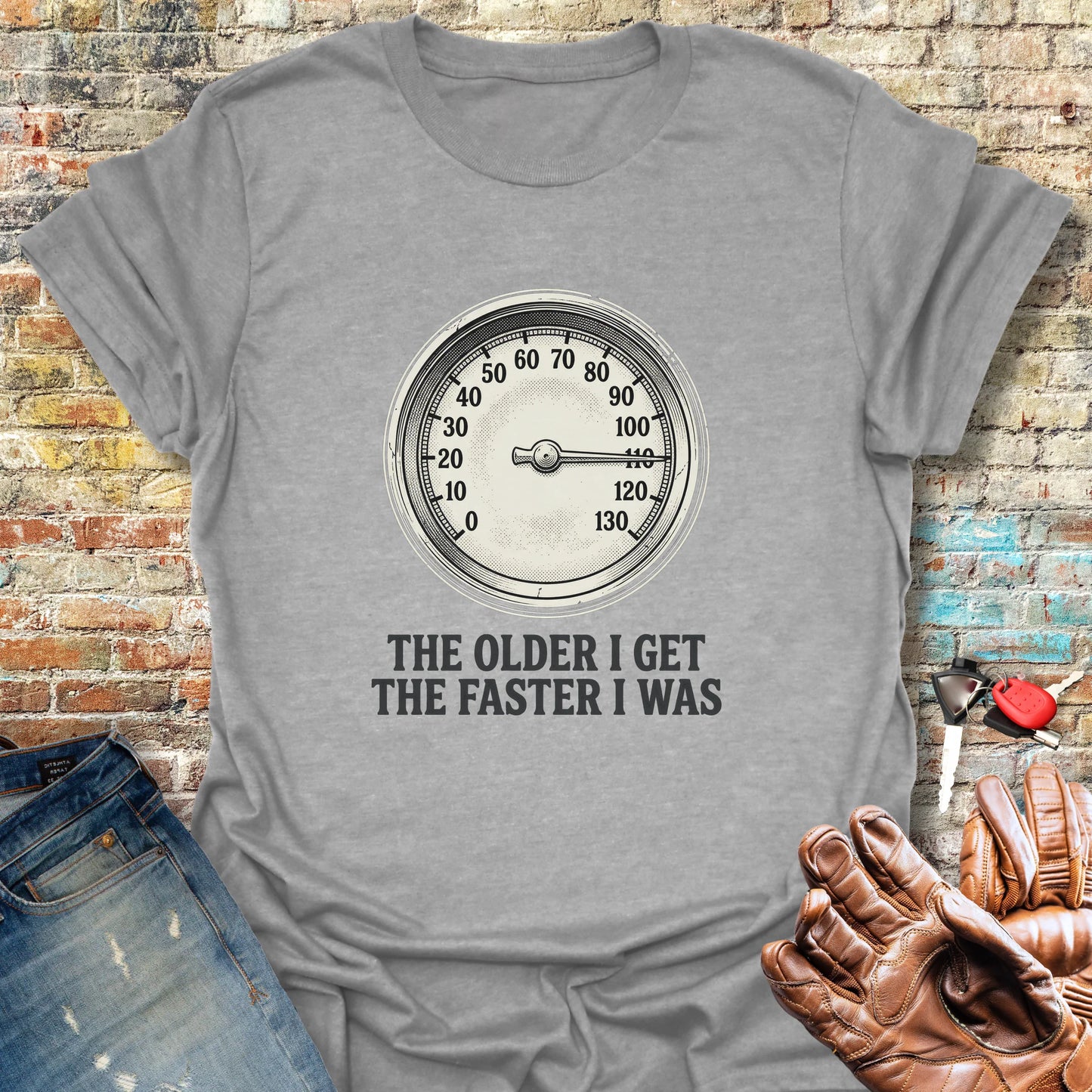 Rev Counter T-Shirt - Sport Grey
