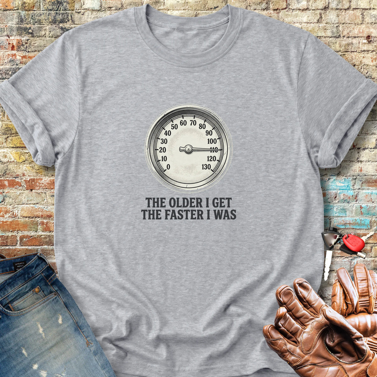 Rev Counter Classic T-Shirt - Sport Grey