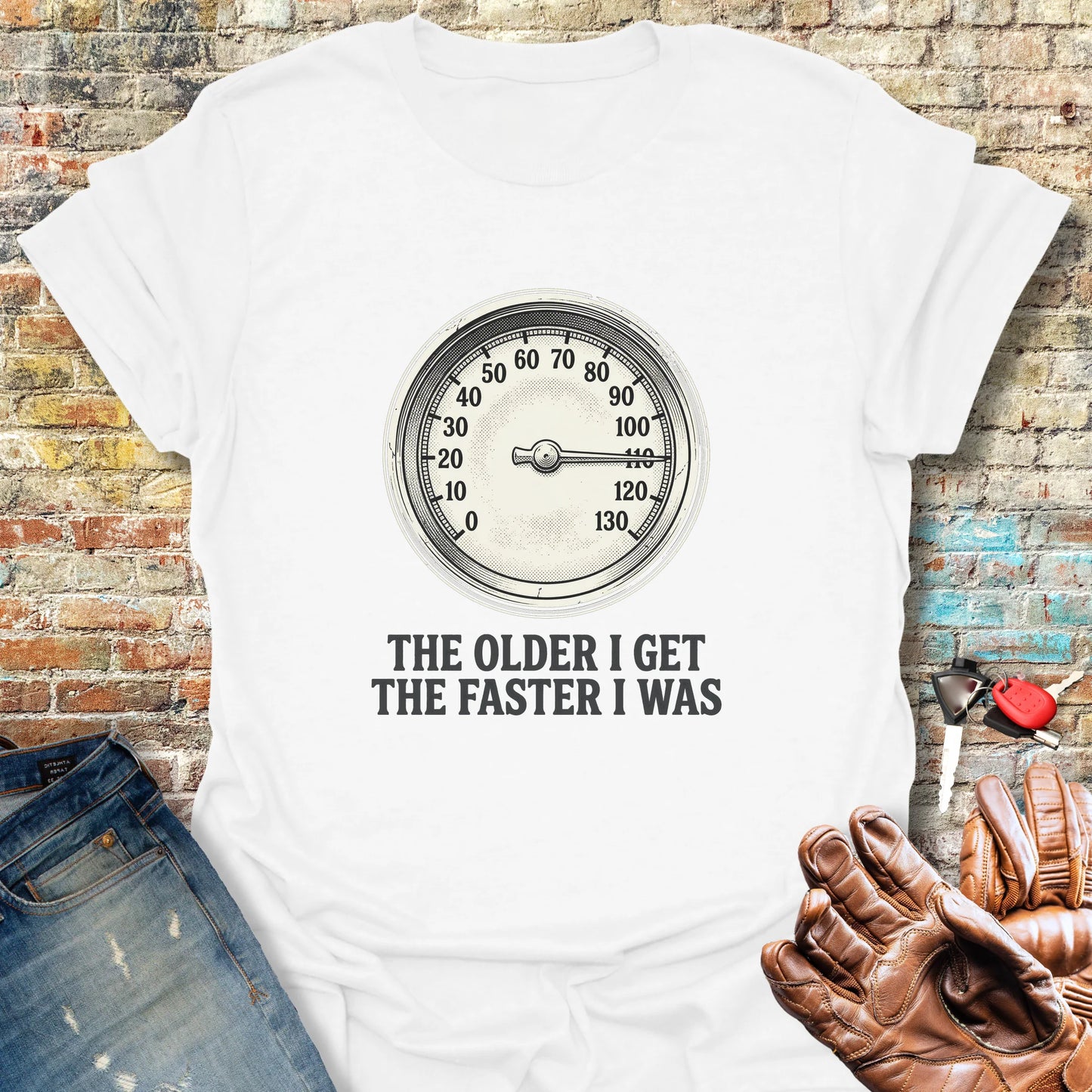 Rev Counter T-Shirt - White