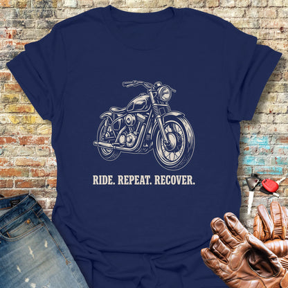 Ride. Repeat. Recover. - Navy