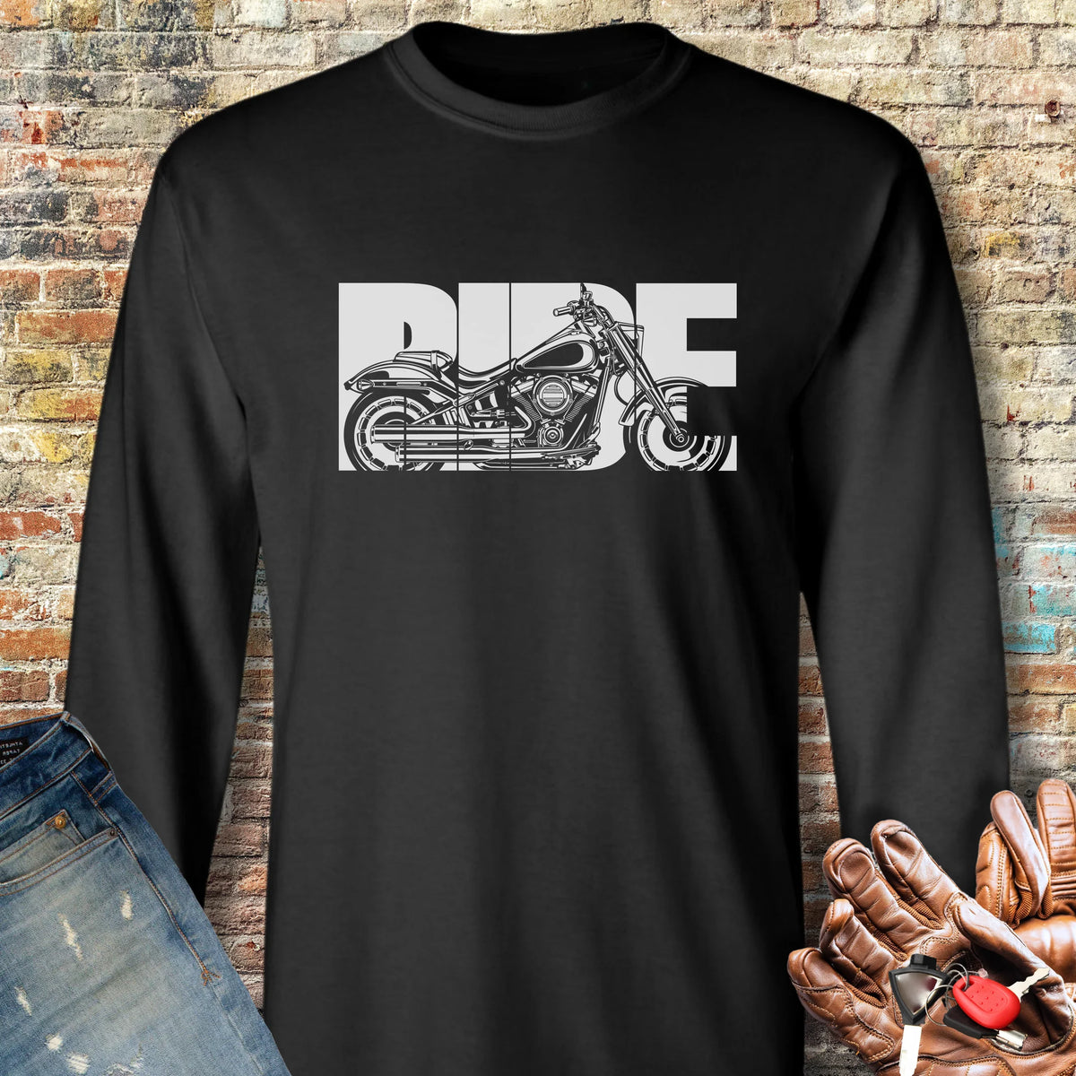 Ride Long Sleeve T-Shirt - Black