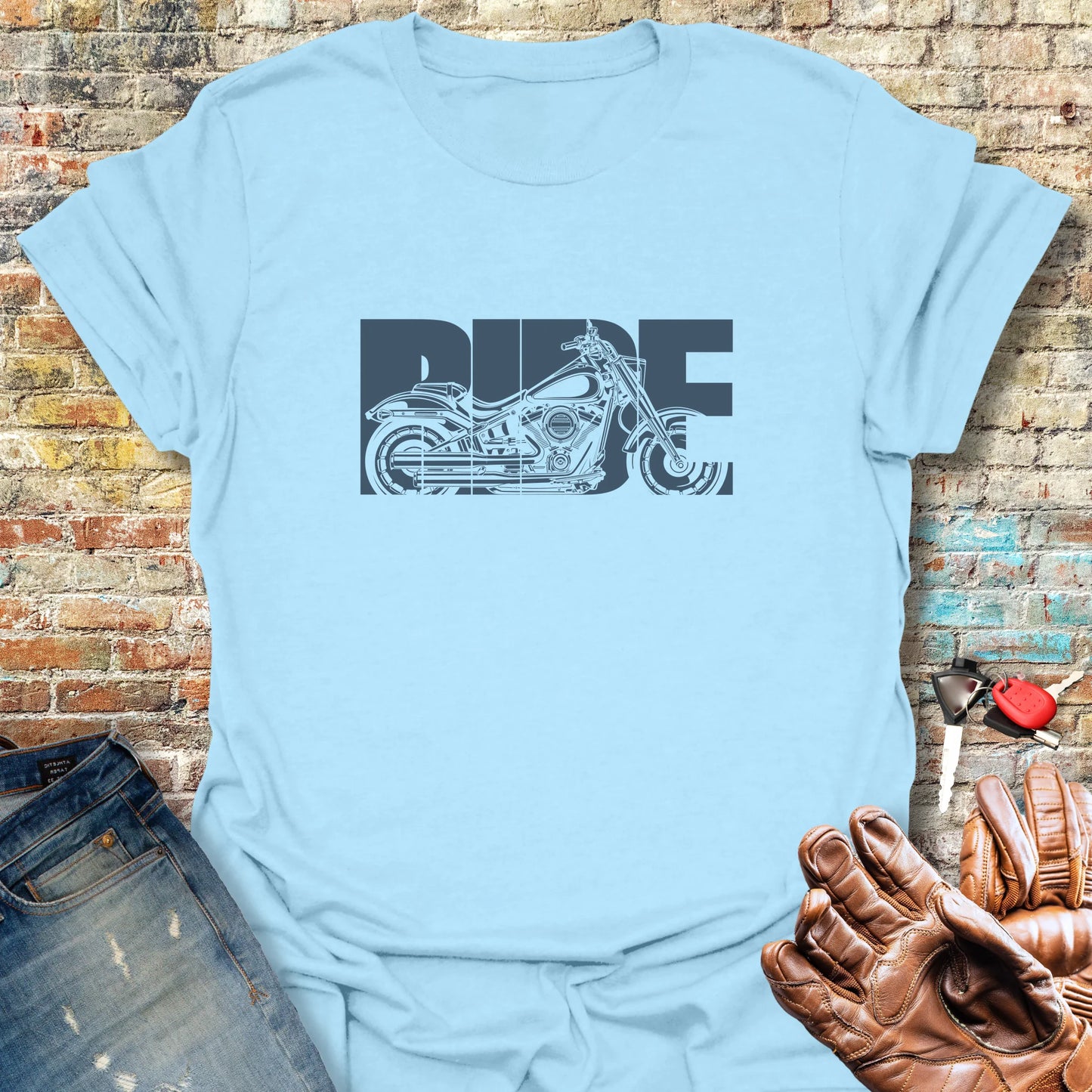 Ride T-Shirt - Light Blue