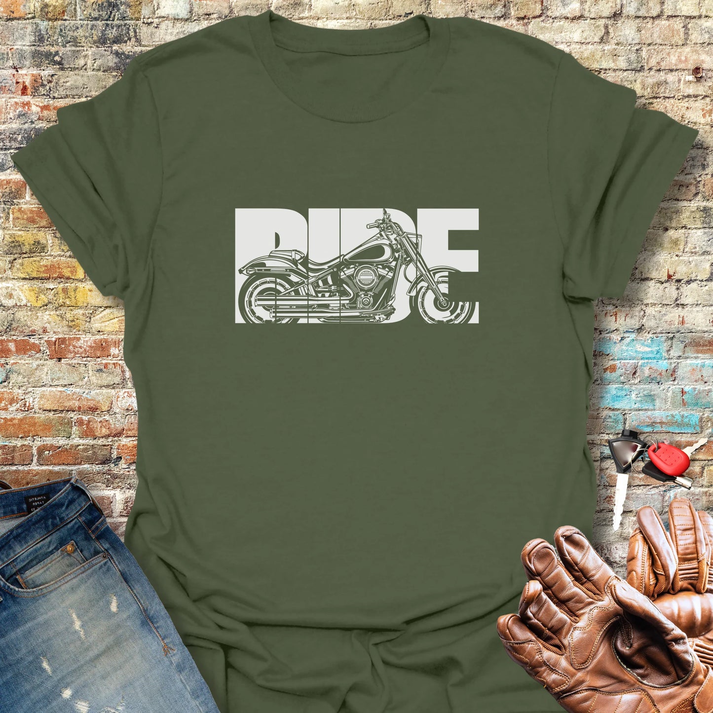 Ride T-Shirt - Military Green