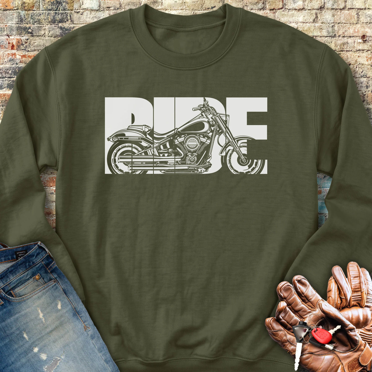 Ride Sweatshirt - Military Green