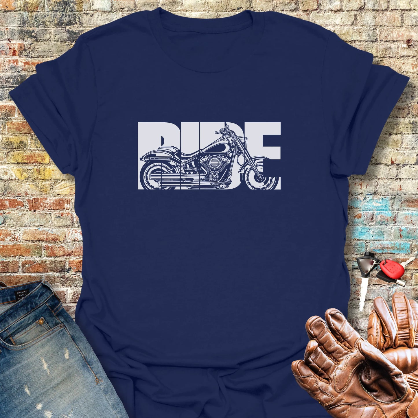Ride T-Shirt - Navy