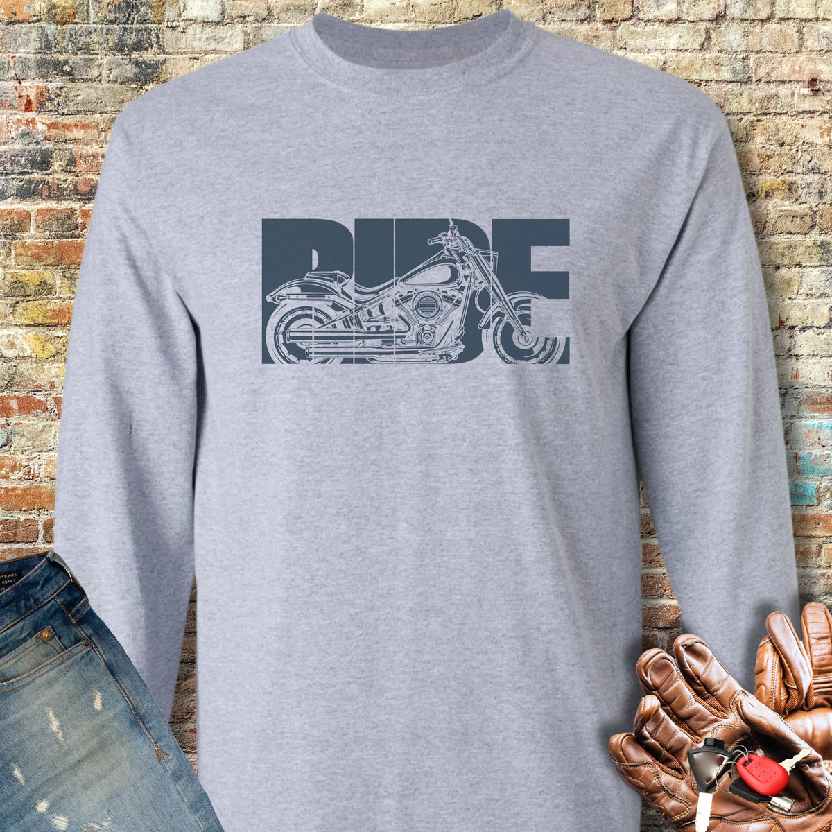 Ride Long Sleeve T-Shirt - Sport Grey