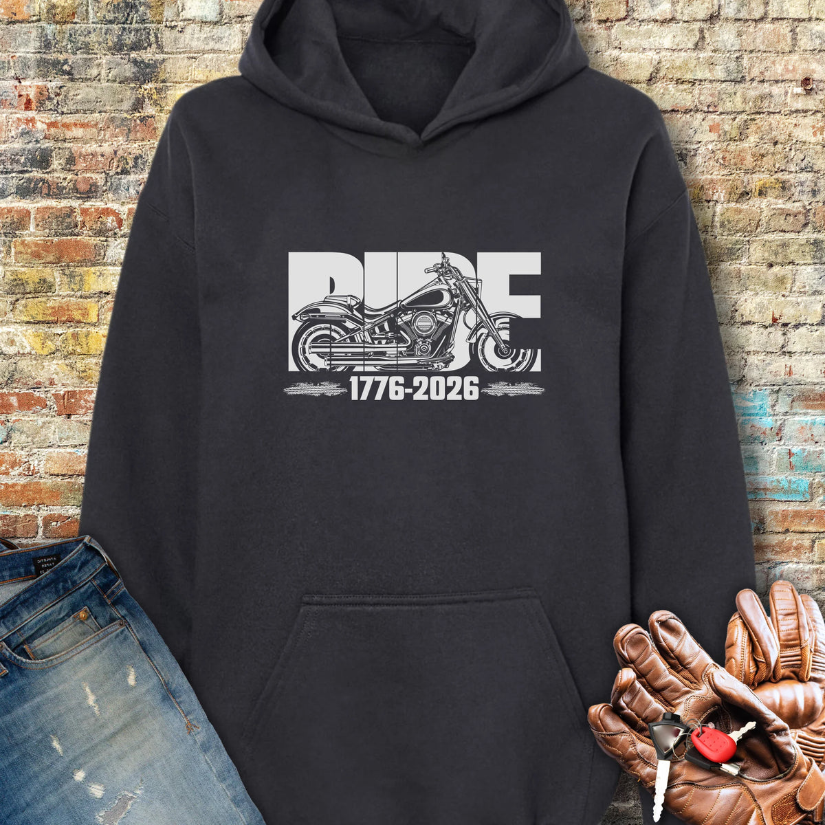 Ride 250 Hoodie - Black