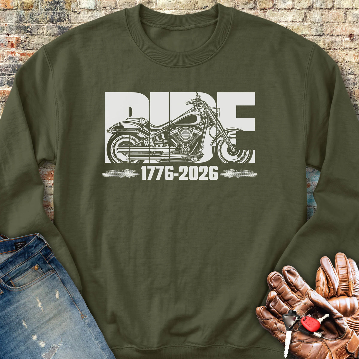 Ride 250 Sweatshirt - Military Green