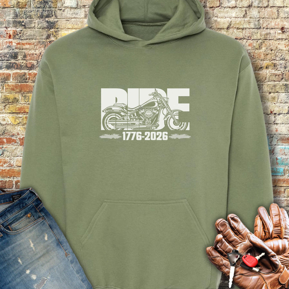 Ride 250 Hoodie - Military Green