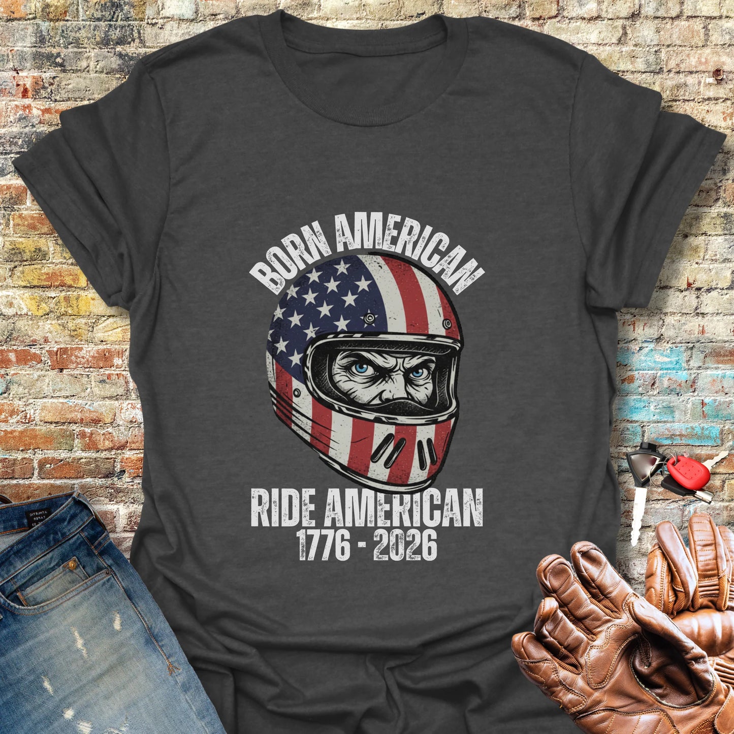 Ride American 250 T-Shirt - Dark Heather