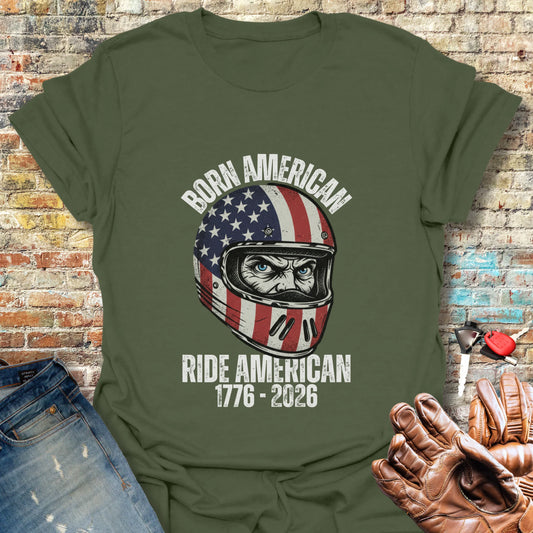 Ride American 250 T-Shirt - Military Green
