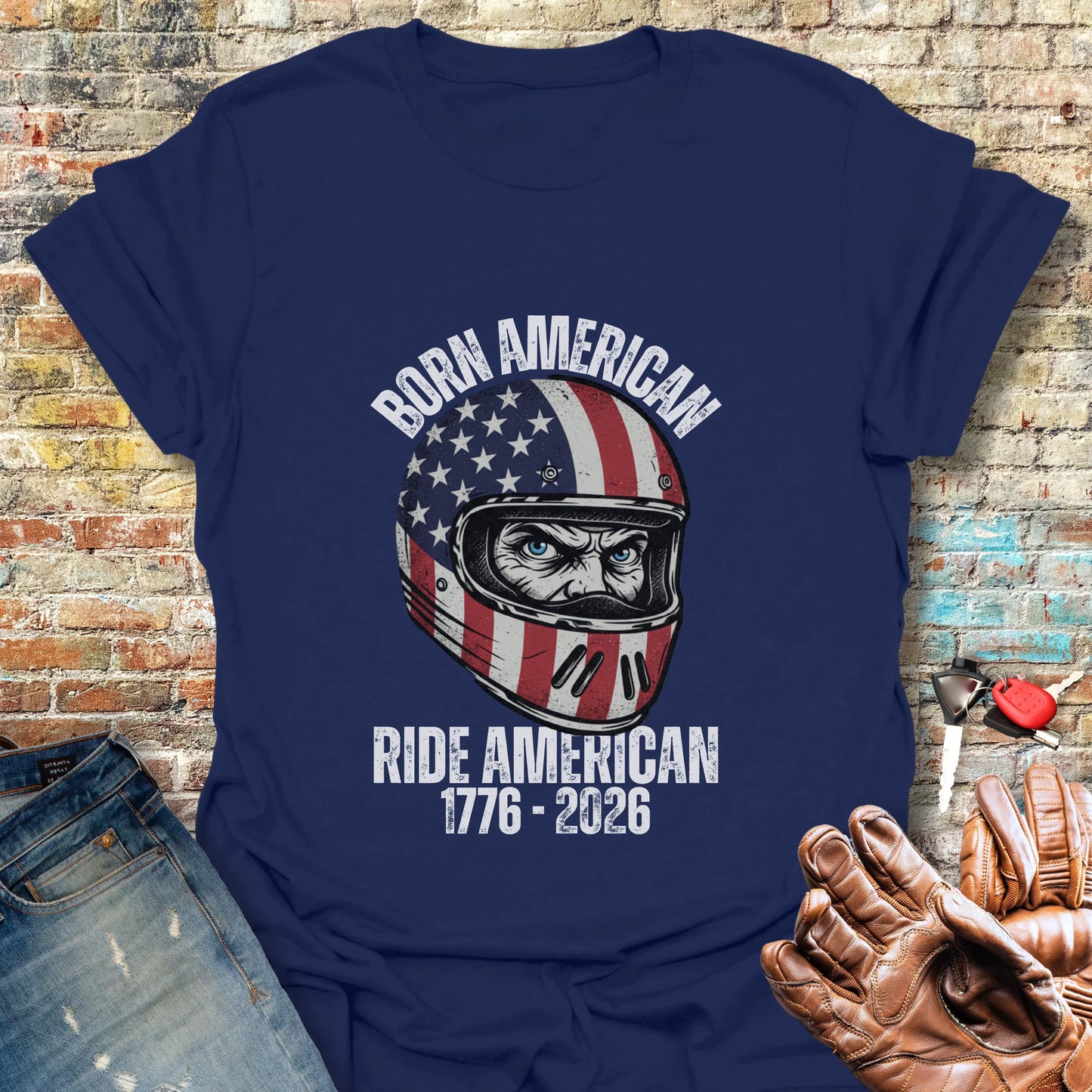 Ride American 250 T-Shirt - Navy