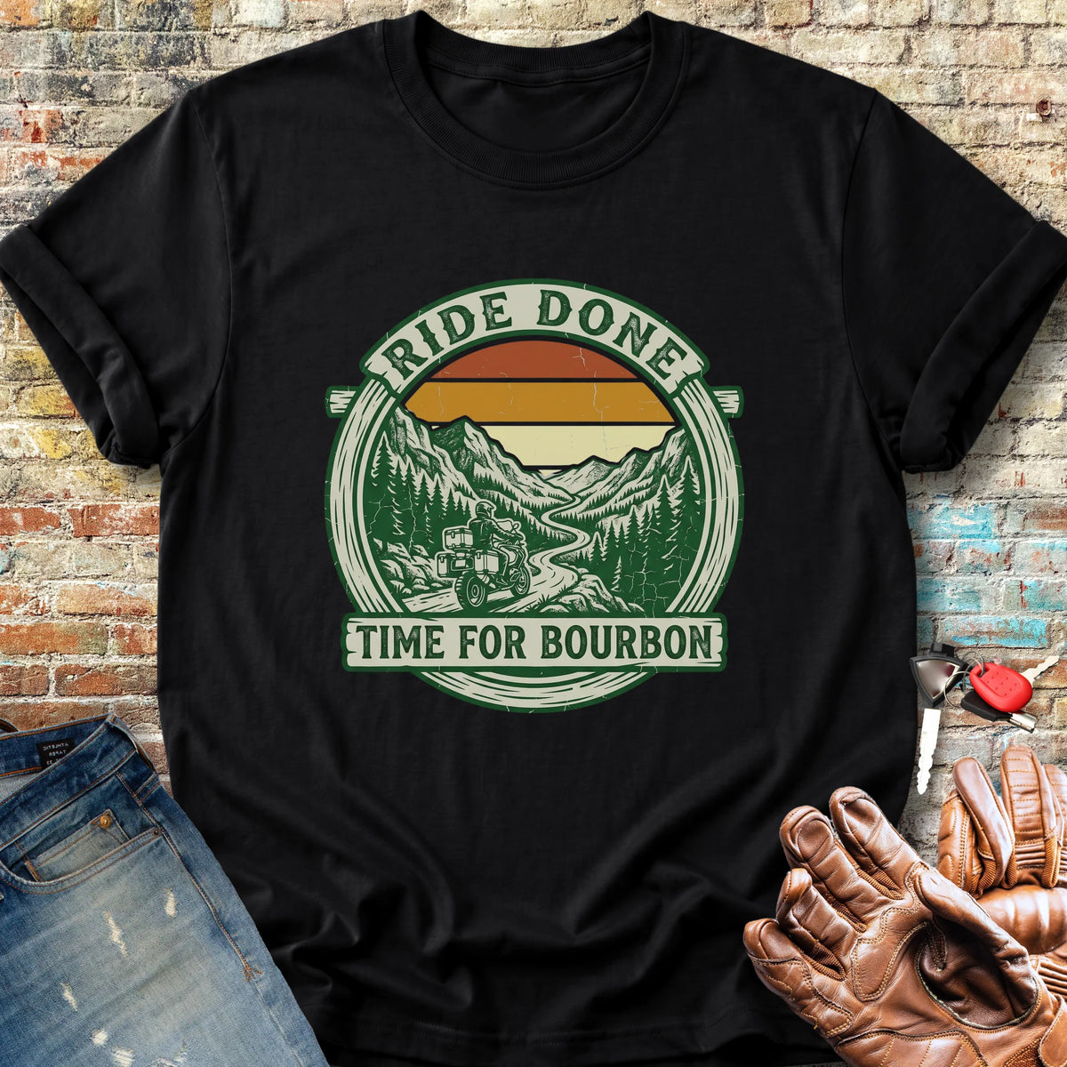 Ride Done Classic T-Shirt - Black