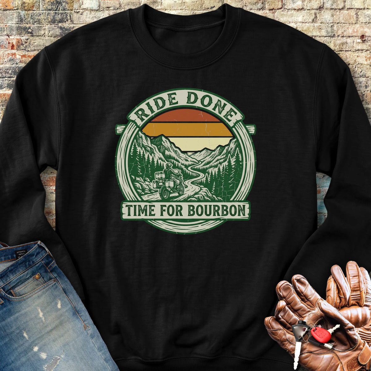 Ride Done Sweatshirt - Black