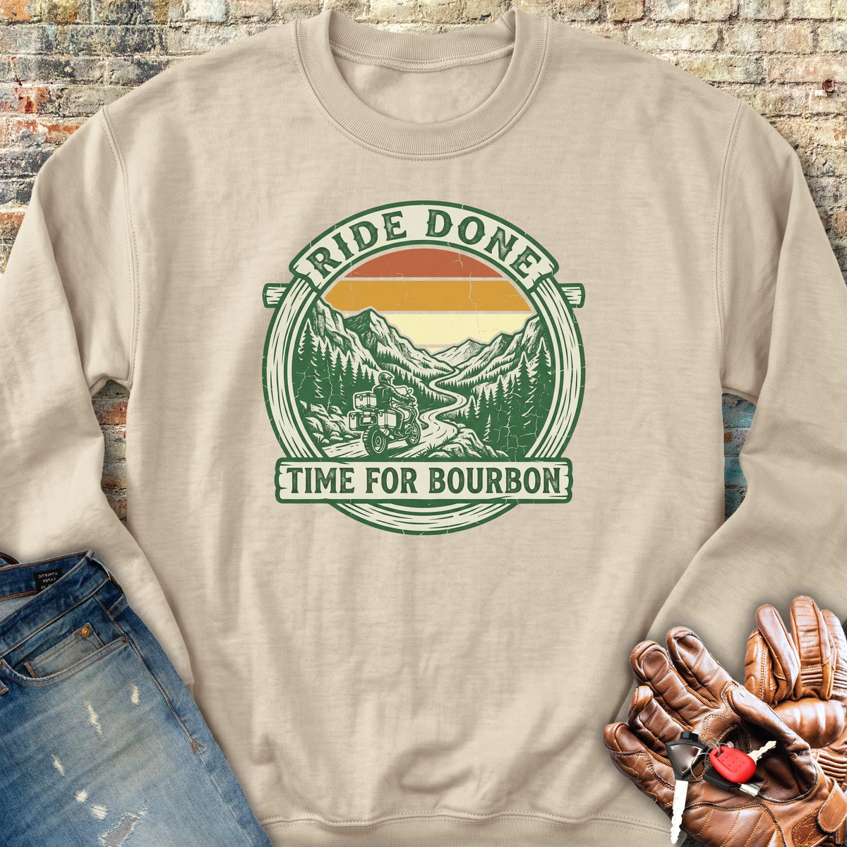 Ride Done Sweatshirt - Sand
