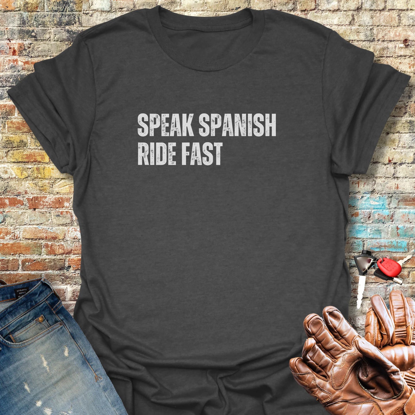 Ride Fast T-Shirt - Dark Heather