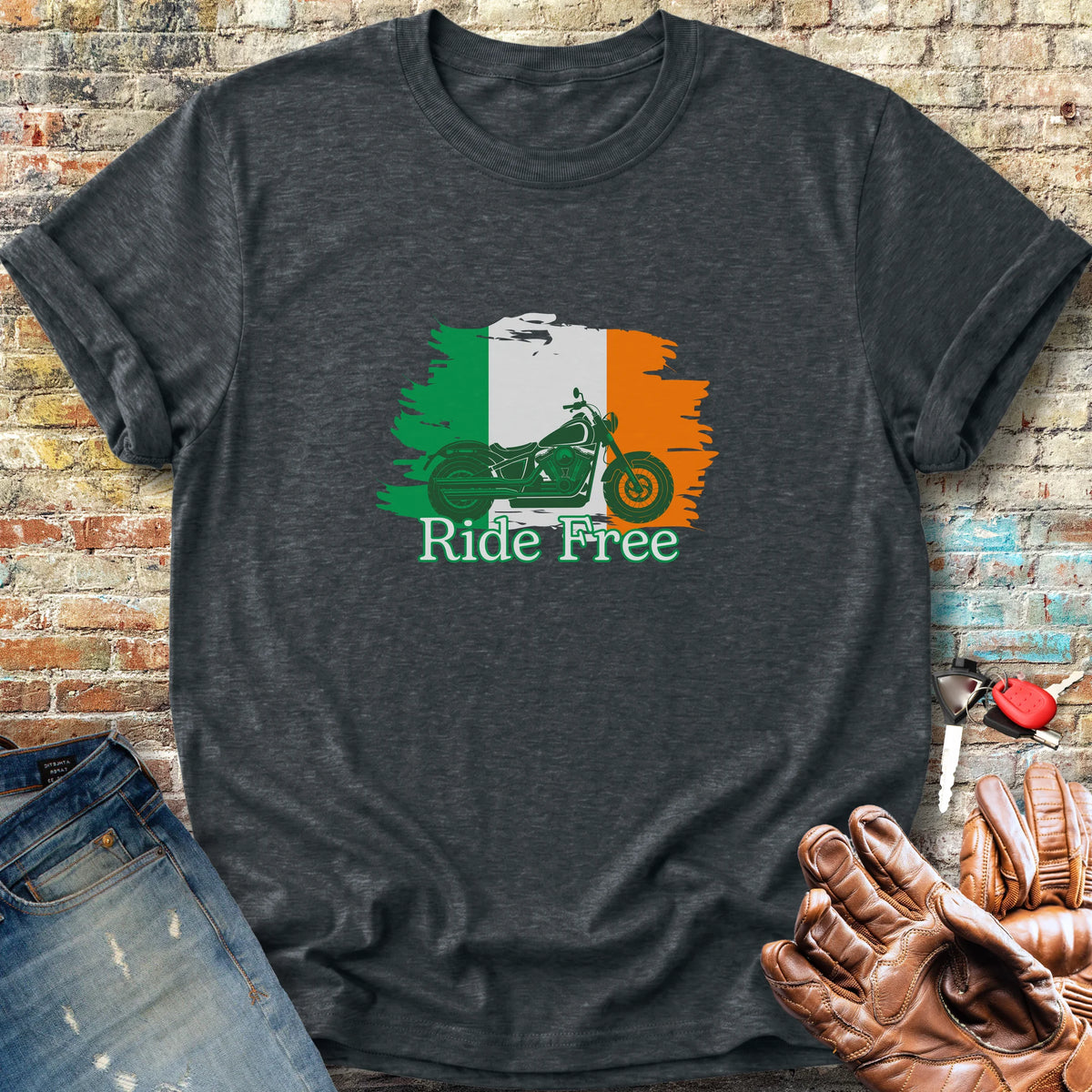 Ride Free (Ireland) Classic T-Shirt - Dark Heather