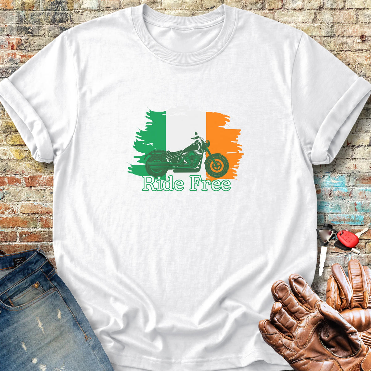 Ride Free (Ireland) Classic T-Shirt - White