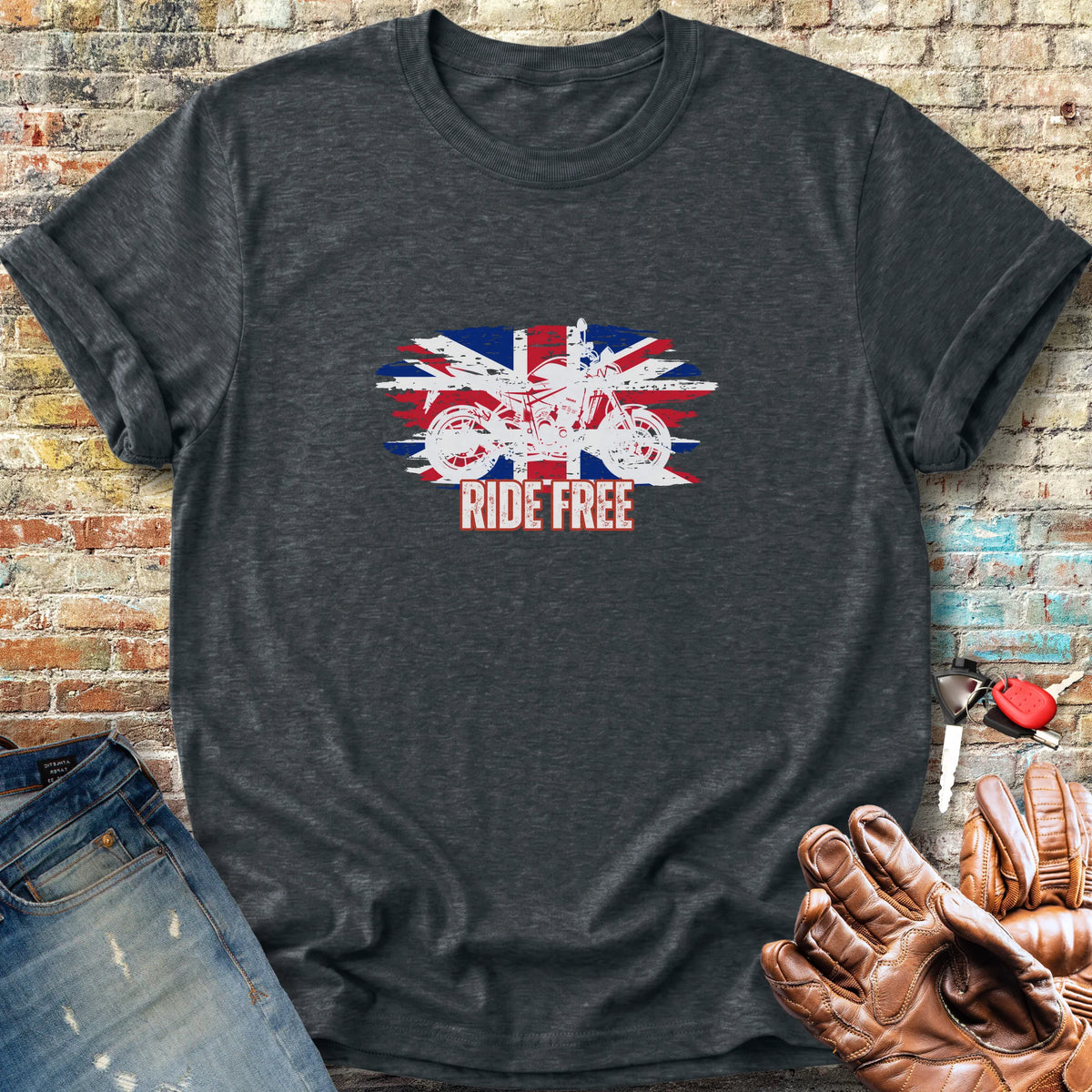 Ride Free (UK) Classic T-Shirt - Dark Heather