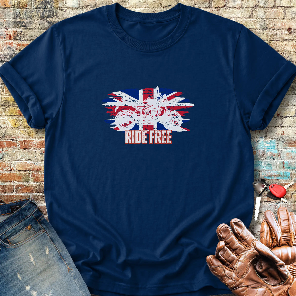 Ride Free (UK) Classic T-Shirt - Navy