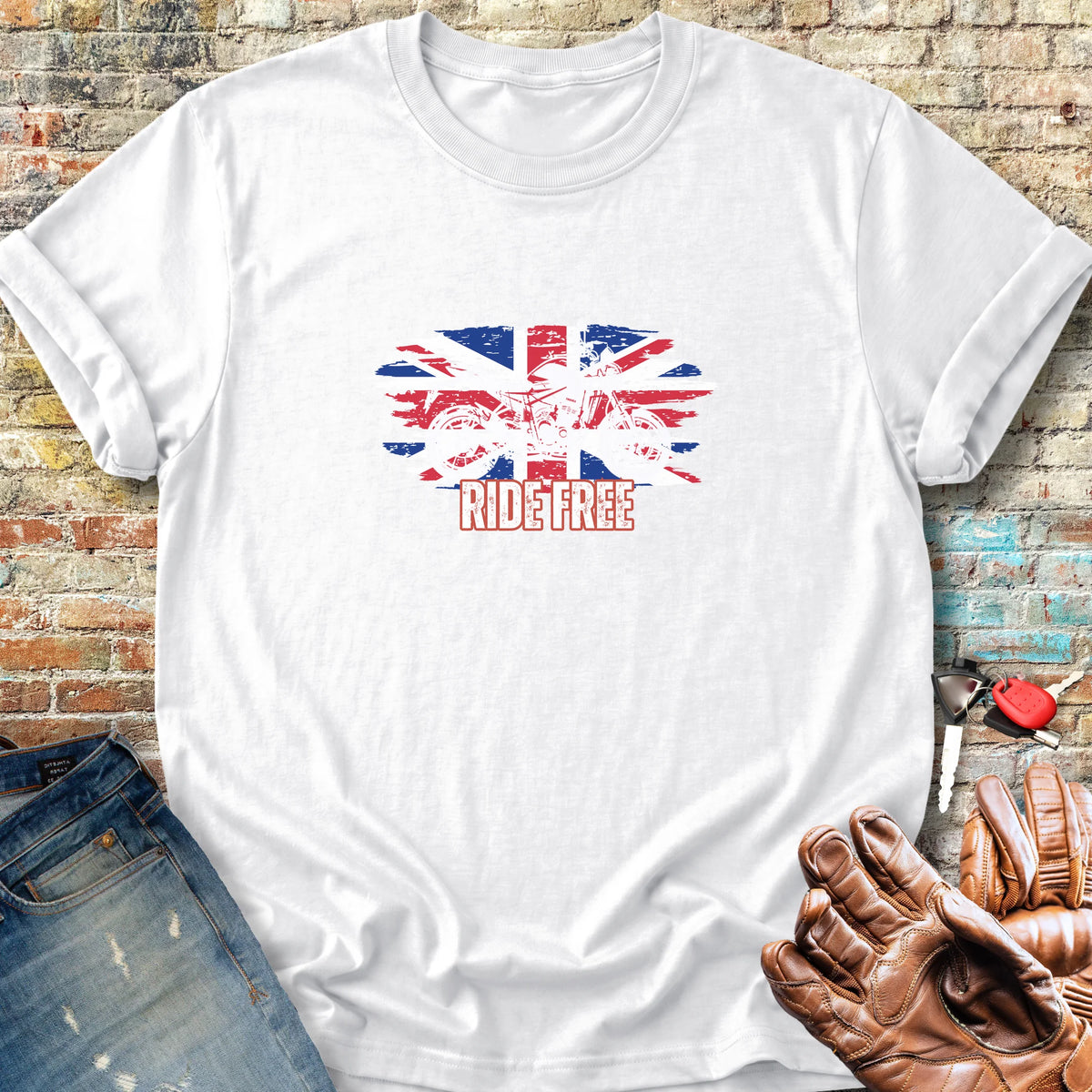 Ride Free (UK) Classic T-Shirt - White