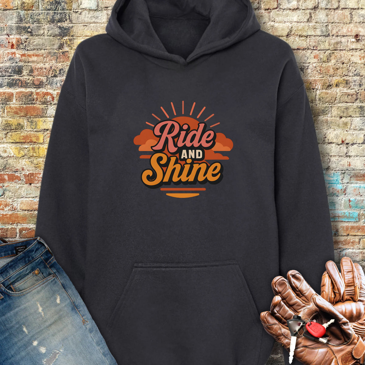 Ride & Shine Hoodie - Black